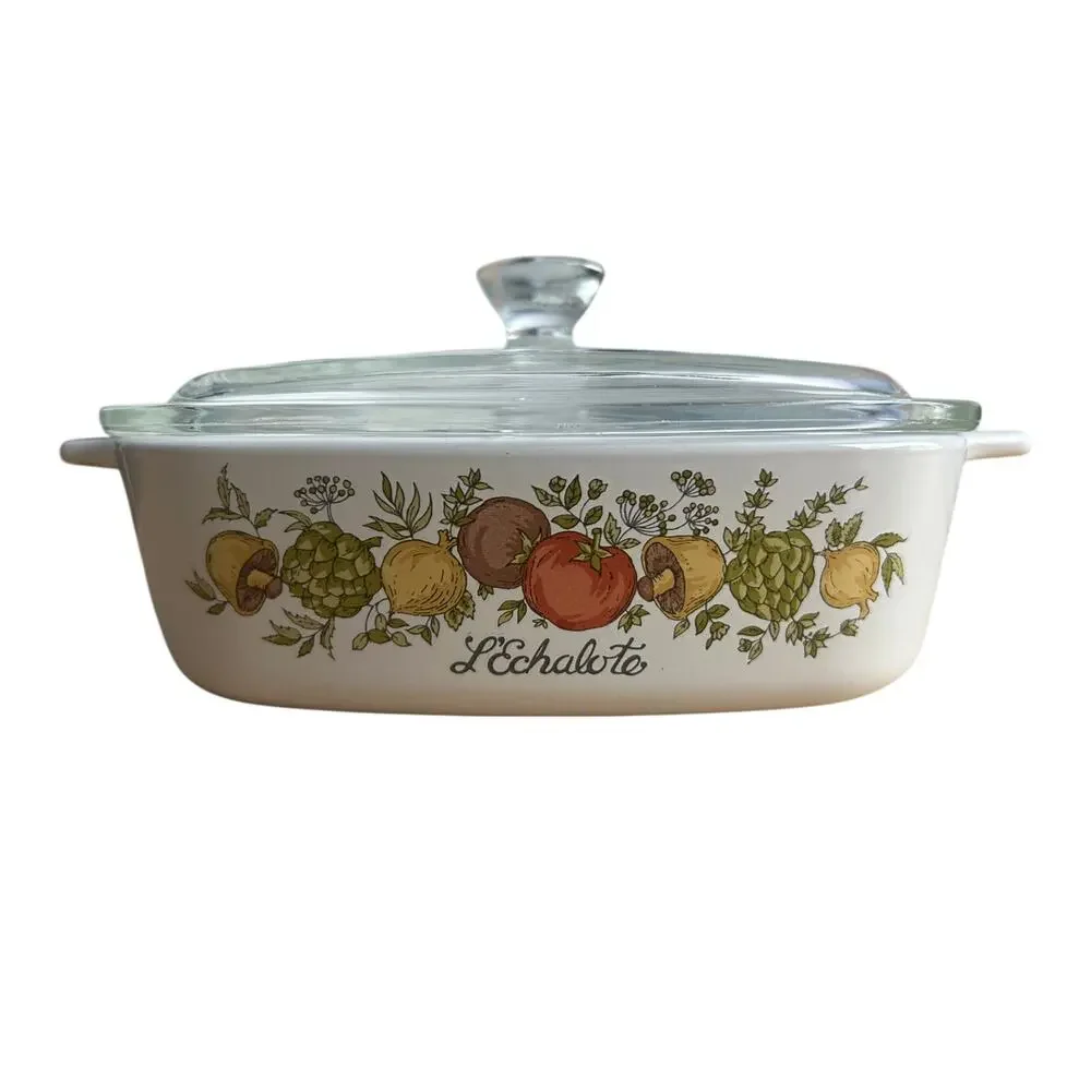 CorningWare Spice of Life L'Echalote 1 Qt Casserole Dish With Lid